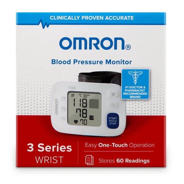 Home Automatic Digital Blood Pressure Monitor Omron®3 Series™ Large Cuff Nylon Cuff 23 - 40 cm Wrist